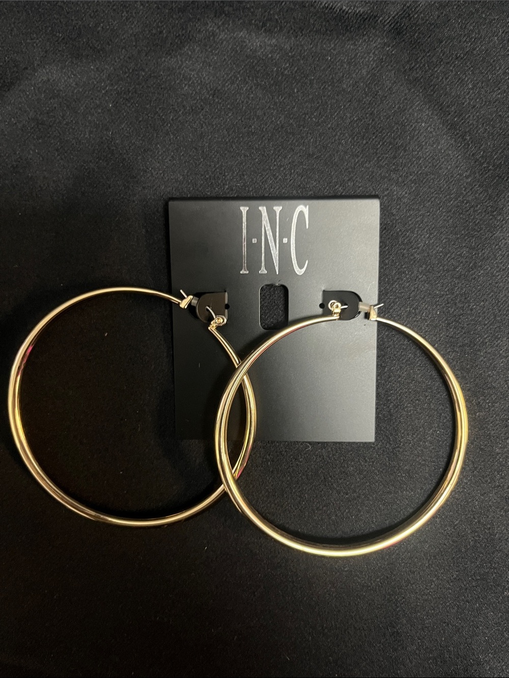✨💛 INC International Concepts Polished Gold Hoop Earrings | NWT ✨💛